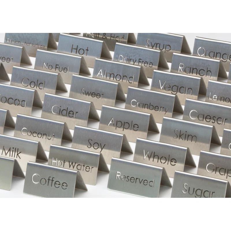 Service Ideas Stainless Steel Place Cold Holder