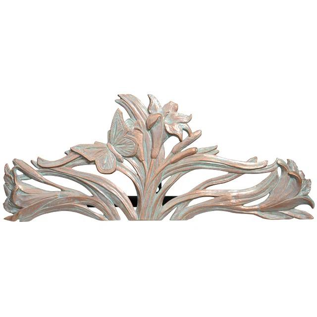 Copper Verdigris Butterfly Decorative Aluminum Hose Holder