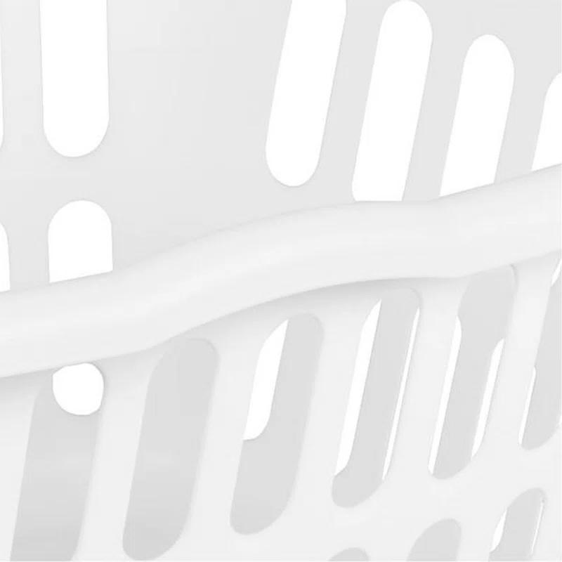 Sterilite Sterilite 1.5 Bu Rectangular Laundry Basket, Classic Design to Carry Clothes to Laundry Room (Set of 12)