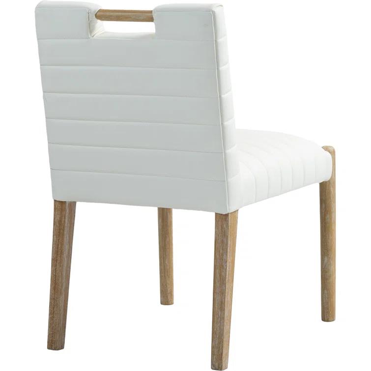 Latitude Run® Jaynia Vegan Leather Dining Side Chair (Set of 2)