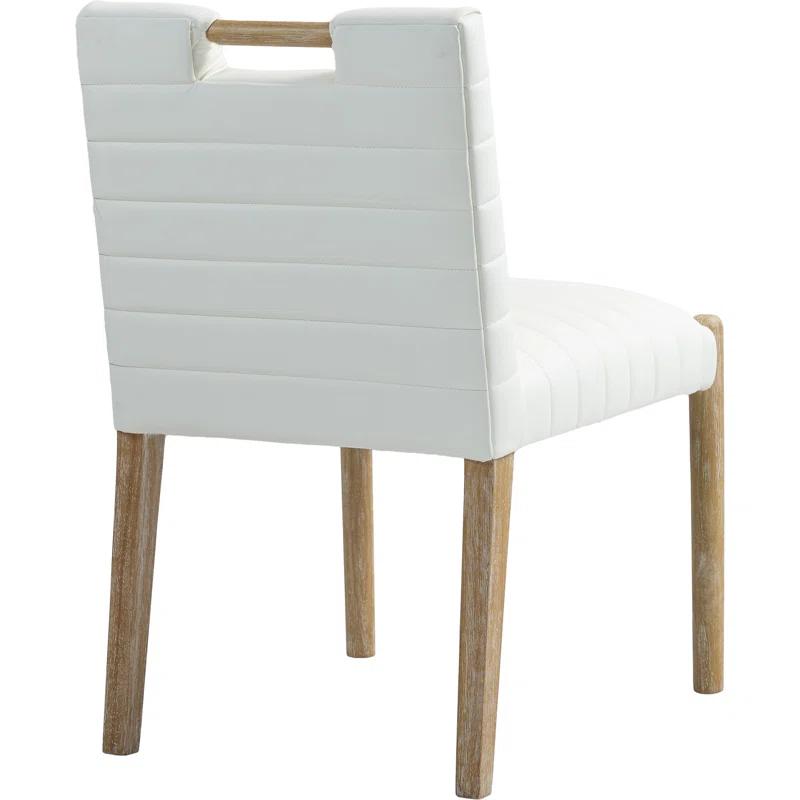 Latitude Run® Jaynia Vegan Leather Dining Side Chair (Set of 2)