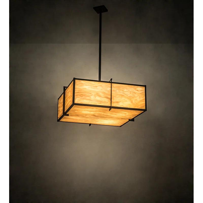 2nd Ave Lighting 4 - Light Brown Shaded Pendant