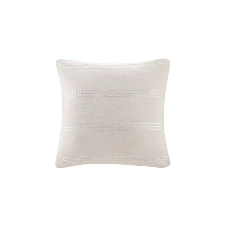 Madison Park Dover Natural Organic Cotton Oversized Duvet Cover Set King/Cal King (Set of 3)