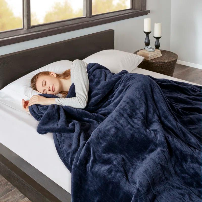 Beautyrest Beautyrest Heated Oversized Microlight to Berber Blanket