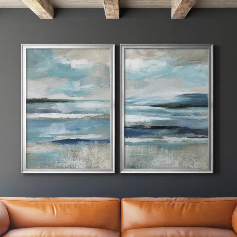 Wade Logan® " Distant Drama I " 2 - Pieces Painting Print (Set of 2)