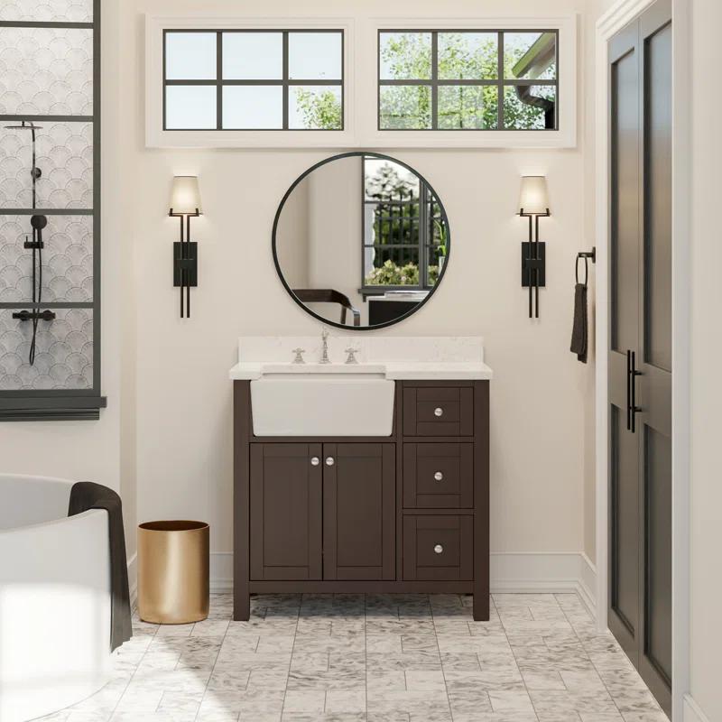 Red Barrel Studio® Yorkshire 36" Single Bathroom Vanity Set