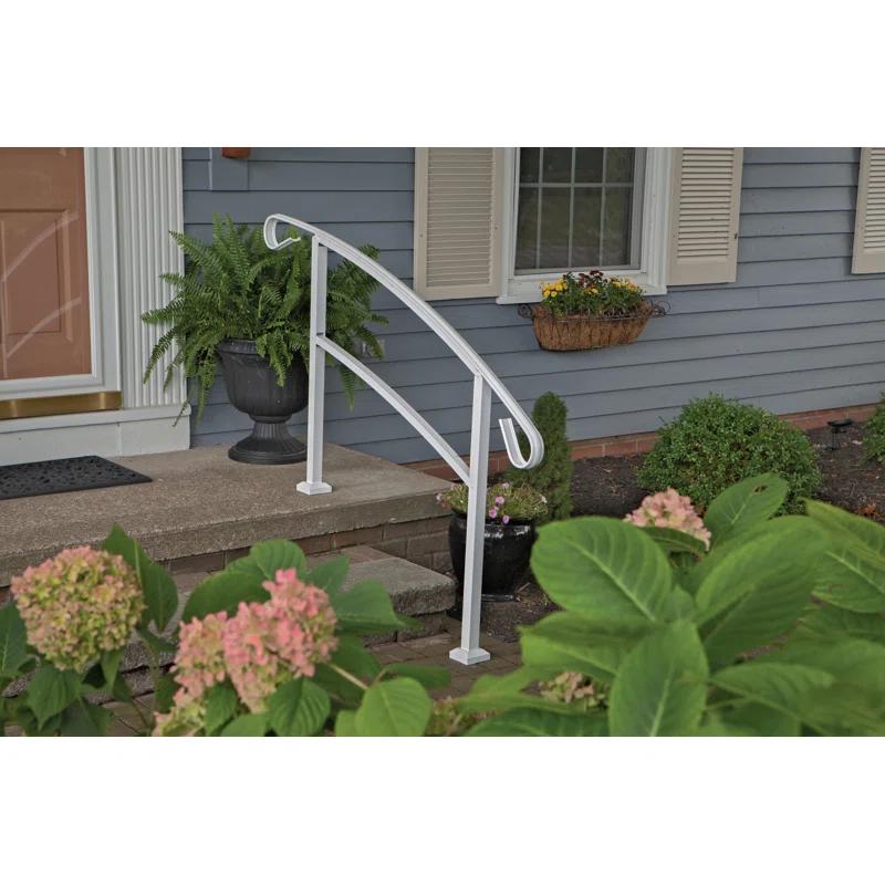 Barrette Outdoor Living Handirail 4-Step Aluminum Rail Kit
