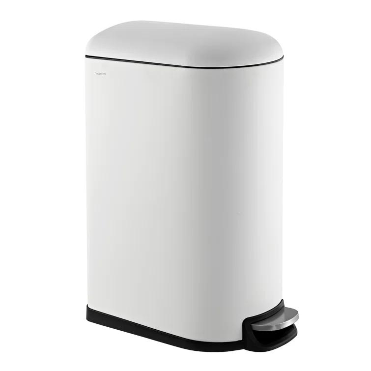 happimess Roland Steel Step On Trash Can