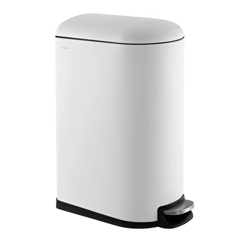 happimess Roland Steel Step On Trash Can & Reviews | Wayfair