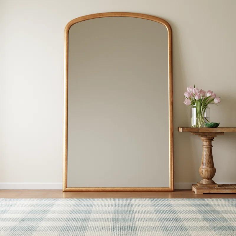 Peach Flat Floor Mirror