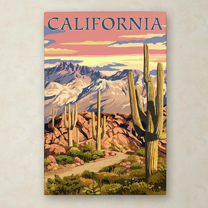 Trademark Fine Art Lantern Press " Desert " by Lantern Press