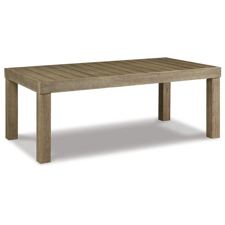 Viva Furniture Rectangular Eucalyptus Outdoor Coffee Table