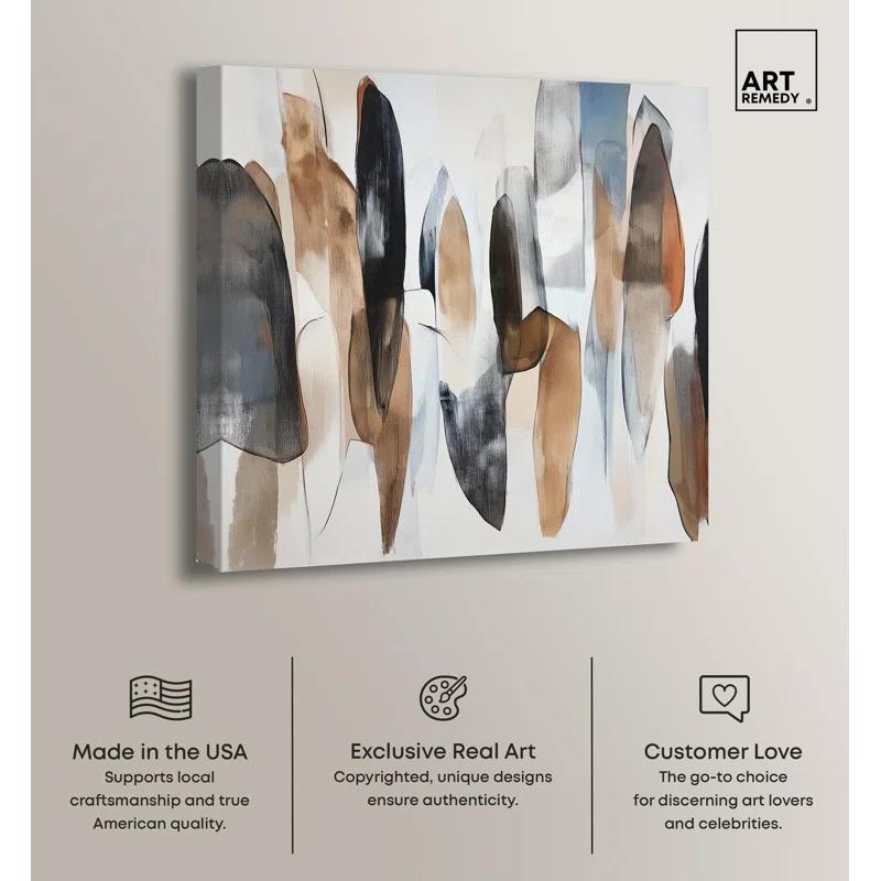 Art Remedy Espresso Martini II Canvas Neutral Abstracts by Art Remedy