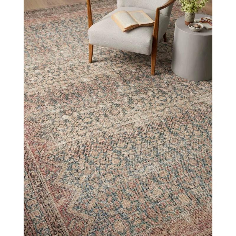 Angela Rose x Loloi Angela Rose x Loloi Aubrey Ocean / Spice Area Rug