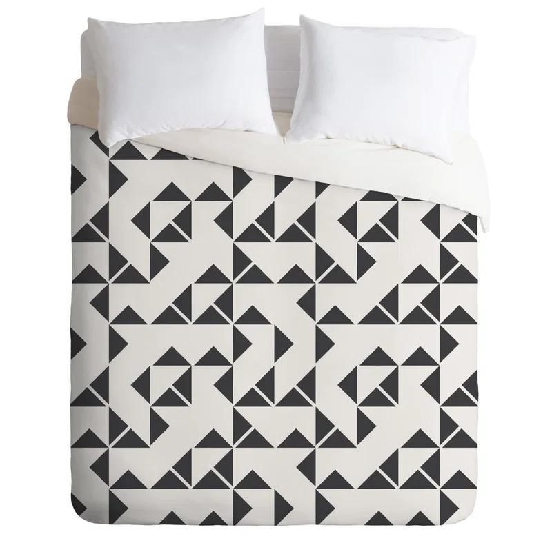 Deny Designs Modern & Contemporary Geometric Shapes Duvet Cover Set