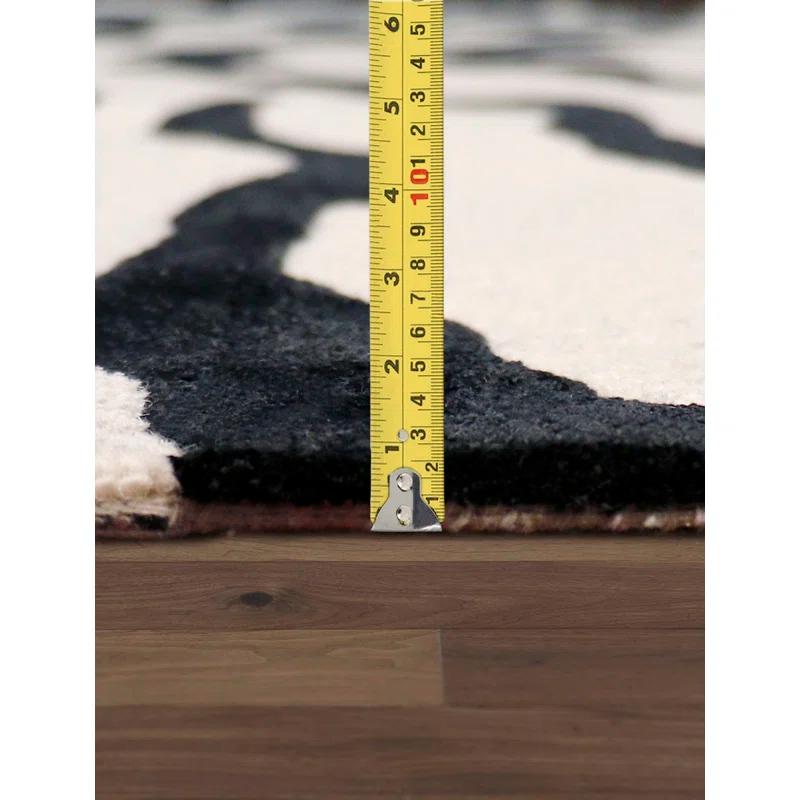 Pasargad Edgy Hand Tufted Viscose Animal Print Rug