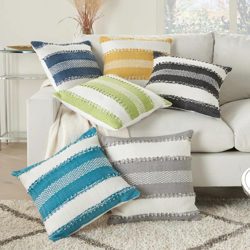 Mina Victory Striped Throw Pillow