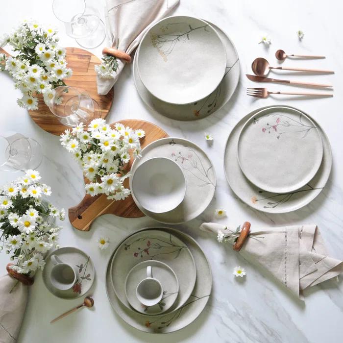 Porto Brasil Campestre 16 Piece Stoneware Dinnerware Set - Service for 4
