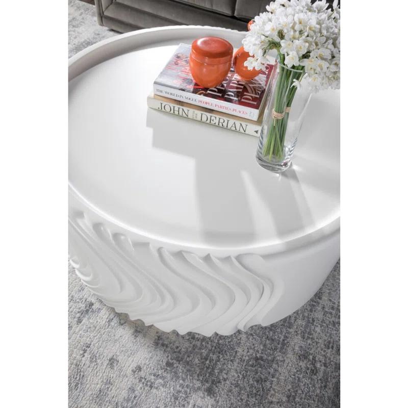 Artistica Home Signature Designs Volante Rnd Drum Cocktail Table