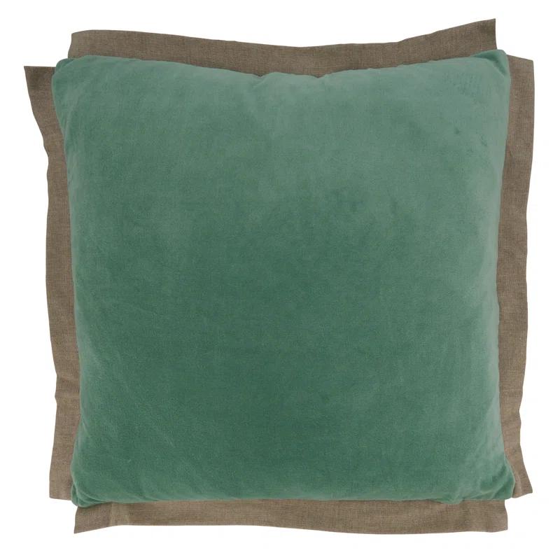 Saro Winifred Collection Cotton Pillow Cover