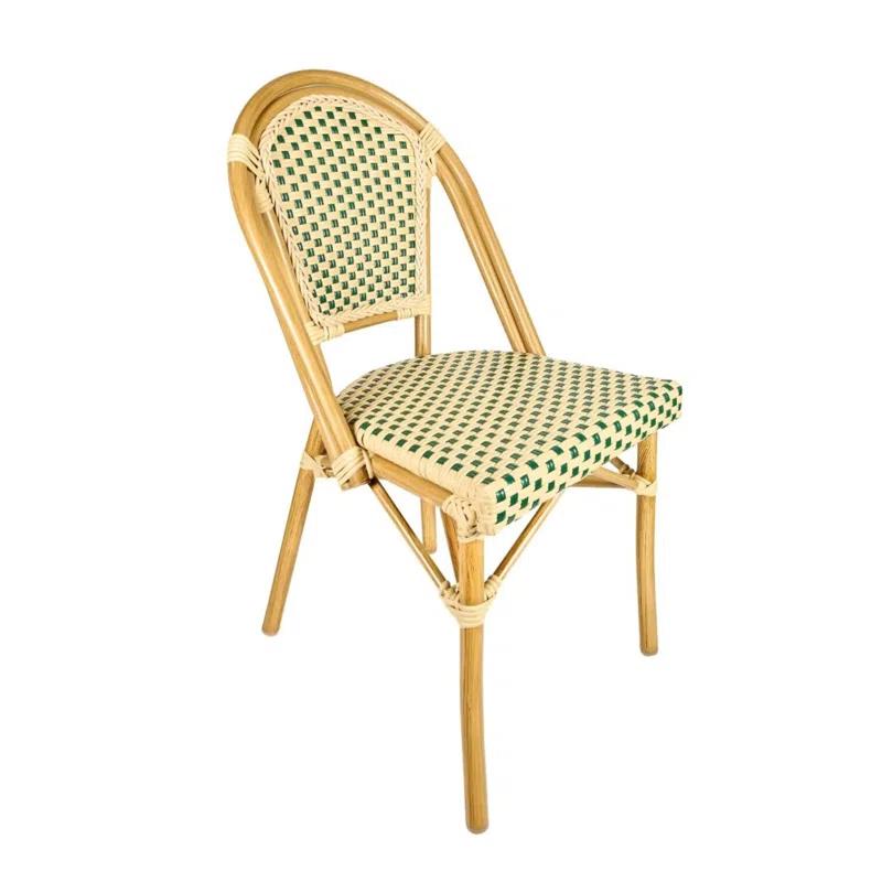 Chivari Armless French Patio Dining Chivari Chair, 2 Chair Bundle by Chivari (Set of 2)