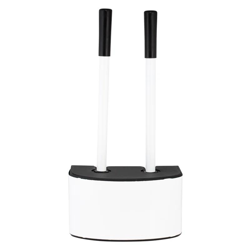 Bath Bliss Bath Bliss 2-In-1 Toilet Brush And Plunger Set In Metal