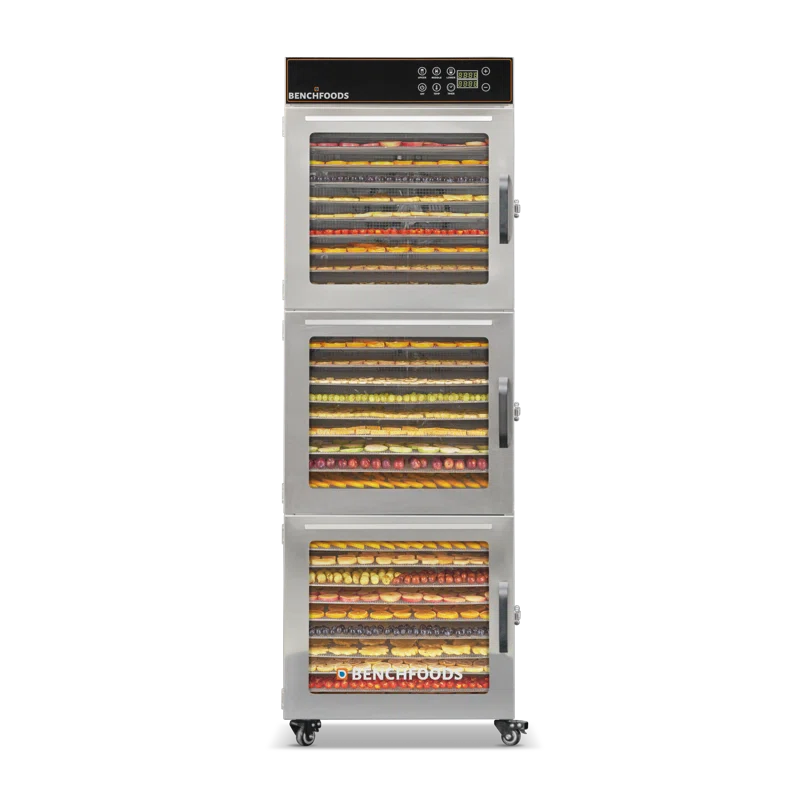 BenchFoods 3 Zone / 30 Tray / 53 sq.ft Tray Area / Premium Commercial Dehydrator