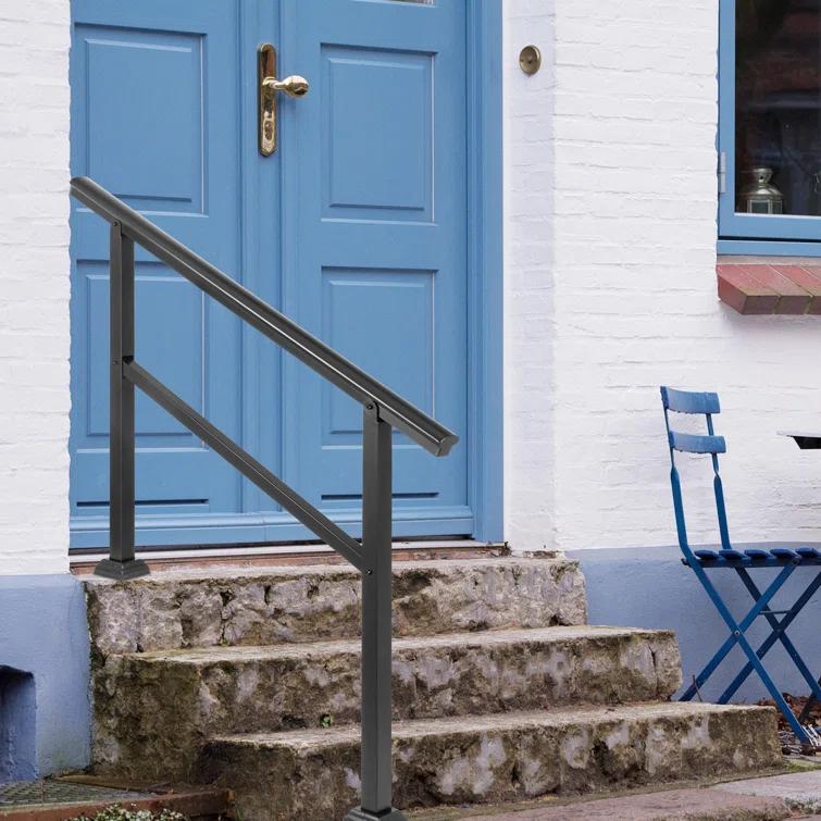 VEVOR Stair Railing Kit Aluminum Handrail Flexible Outdoor Deck Hand Rail