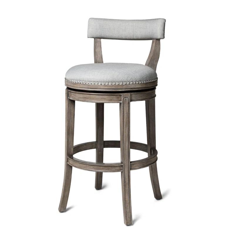 Maven Lane Maven Lane Alexander Stool with Fabric Upholstery