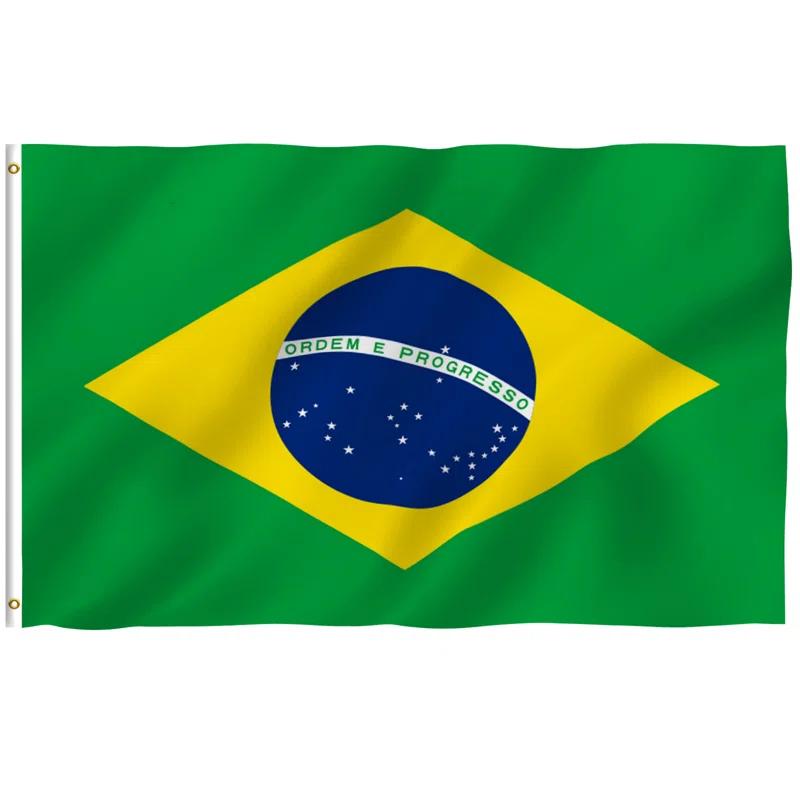 Fly Breeze Series Brazil Polyester 36 x 60 in. House Flag