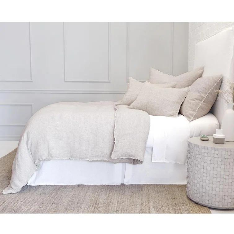 Logan Linen Sham by Pom Pom at Home - Terra Cotta / Euro