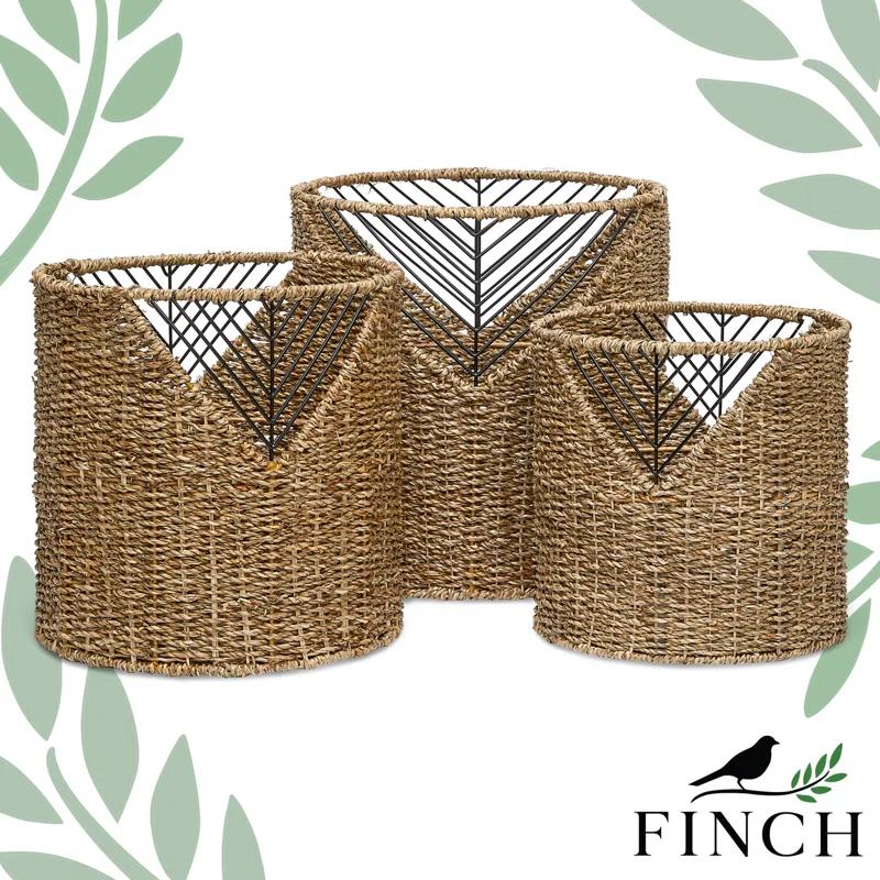 Adore Decor Shoshana Woven Basket