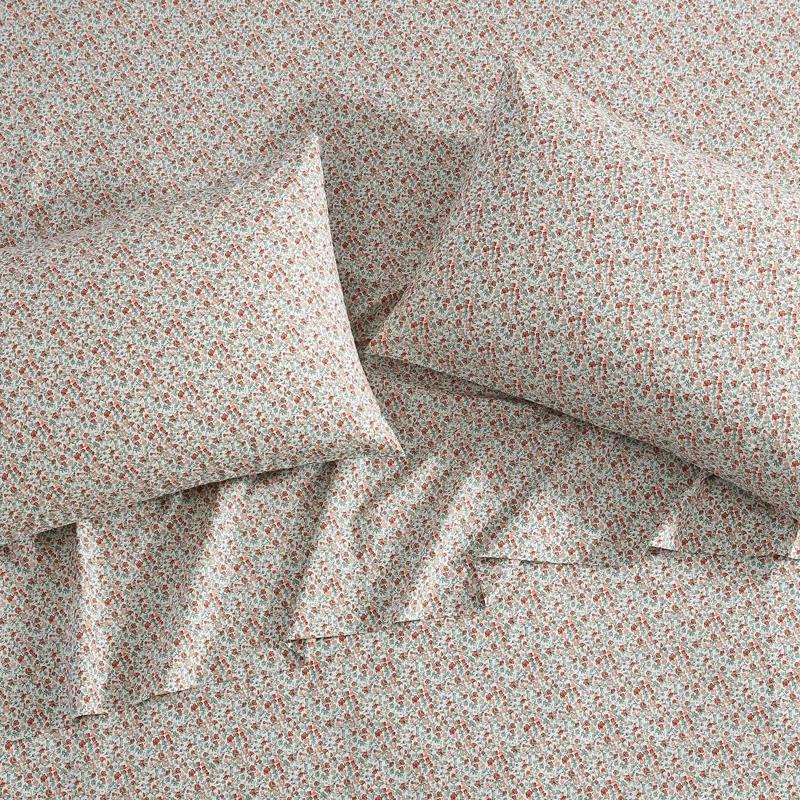 Laura Ashley Laura Ashley Printed Cotton Percale Sheet Set