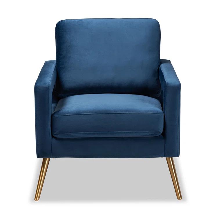Everly Quinn Arbaaz Velvet Armchair