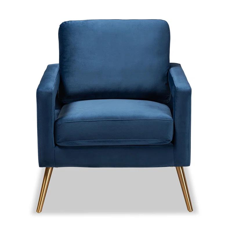 Everly Quinn Arbaaz Velvet Armchair