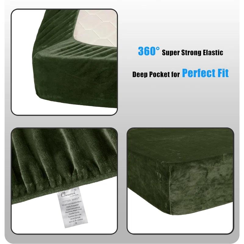 Microplush Fleece Bed Sheet Set