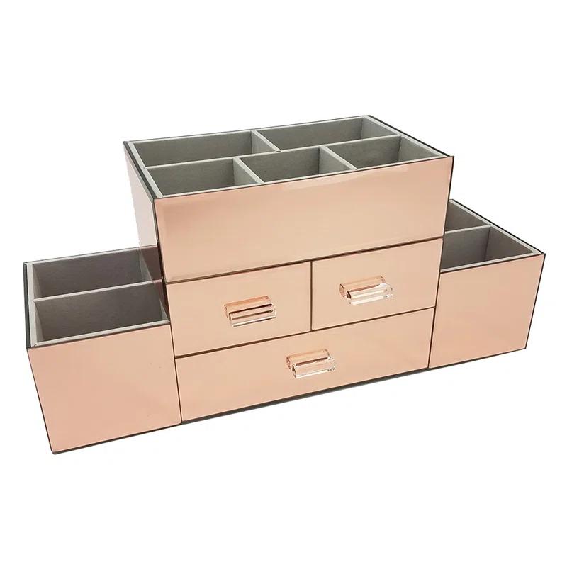 Rebrilliant Morrell Wood Makeup Organizer