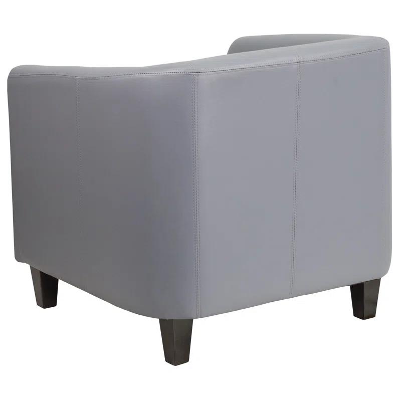 Flash Furniture Katie LeatherSoft Lounge Chair with Sloping Arms