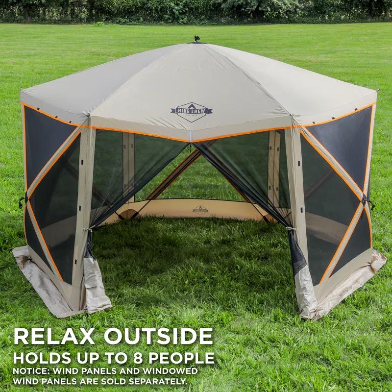 Hike Crew 12 Ft. W x 12 Ft. D Fiberglass Pop-Up