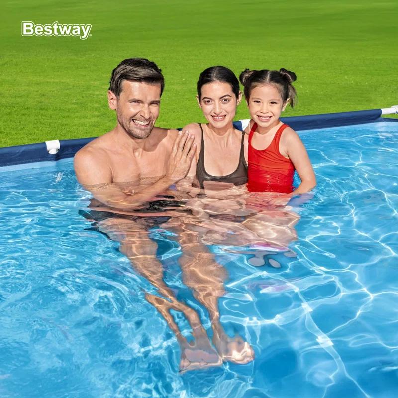 Bestway Bestway Steel Pro Rectangular Above Ground Swimming Pool Set