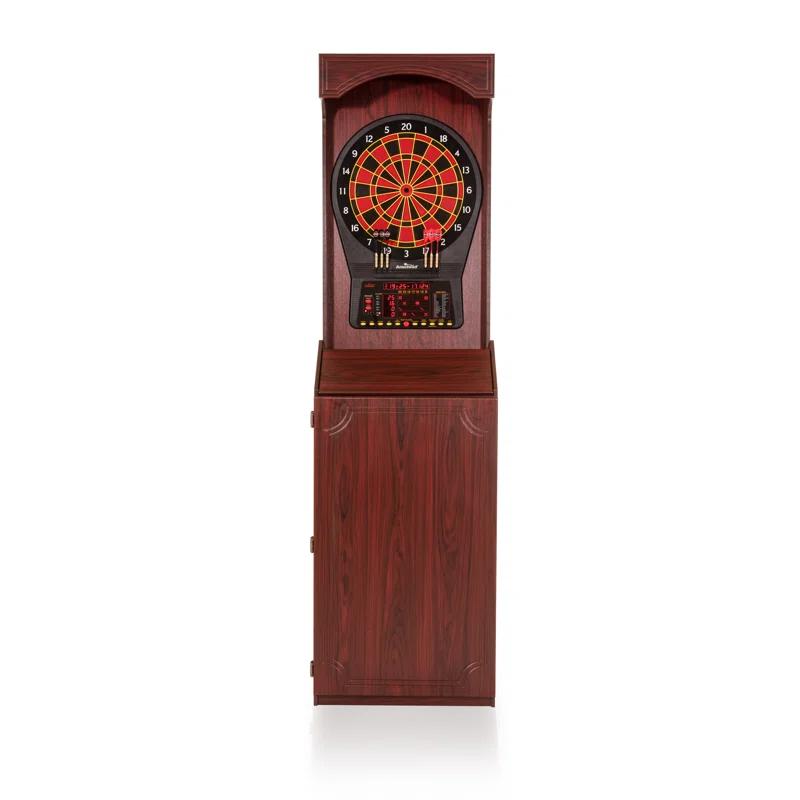 Arachnid Cricket Pro 800 Electronic Dartboard and Cabinet Set with Darts