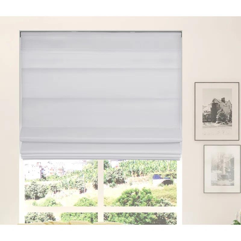 Semi Sheer Roman Shade