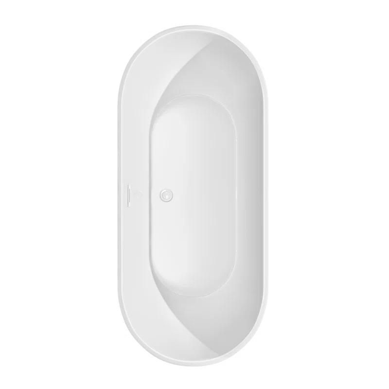 Brooklyn 67'' x 30'' Freestanding Soaking Acrylic Bathtub