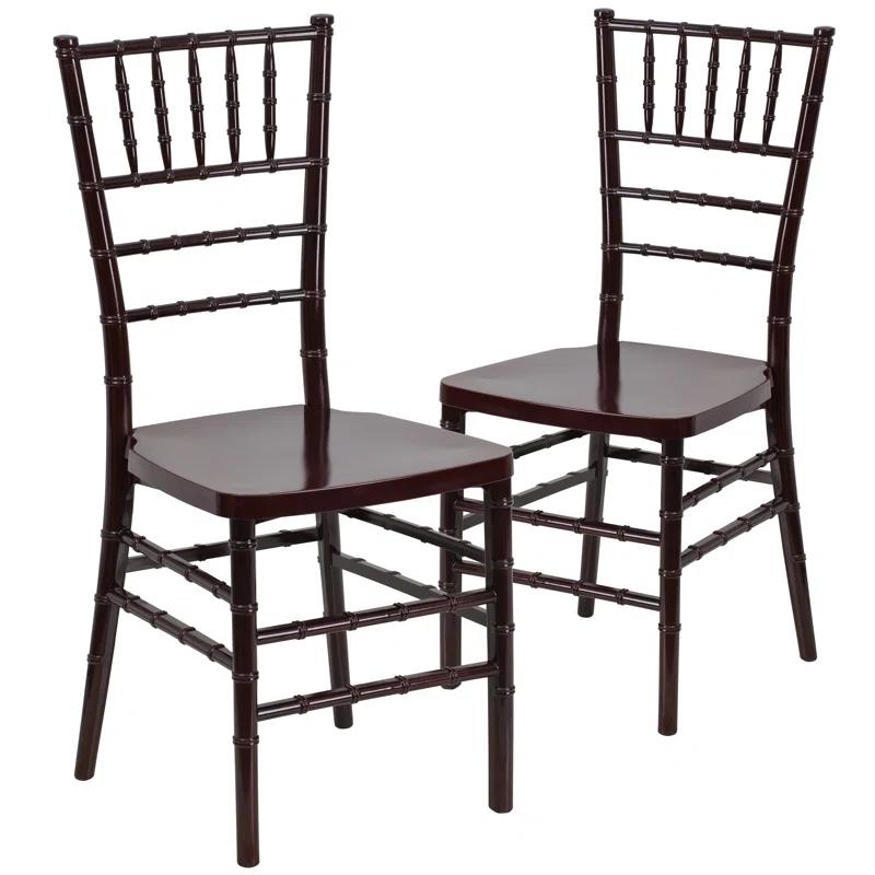 Flash Furniture Emma Premium Series Resin Stacking Chiavari Chair (Set of 2)
