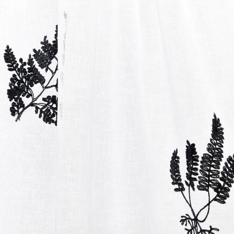 Nicole Miller New York Mabel Sheer Rod Pocket Curtain Panels Pair & Reviews | Wayfair