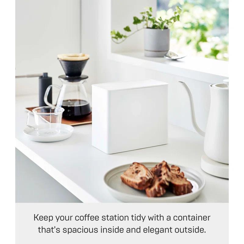 Yamazaki Home Yamazaki Home Coffee Filter Case, Polypropylene, Lid