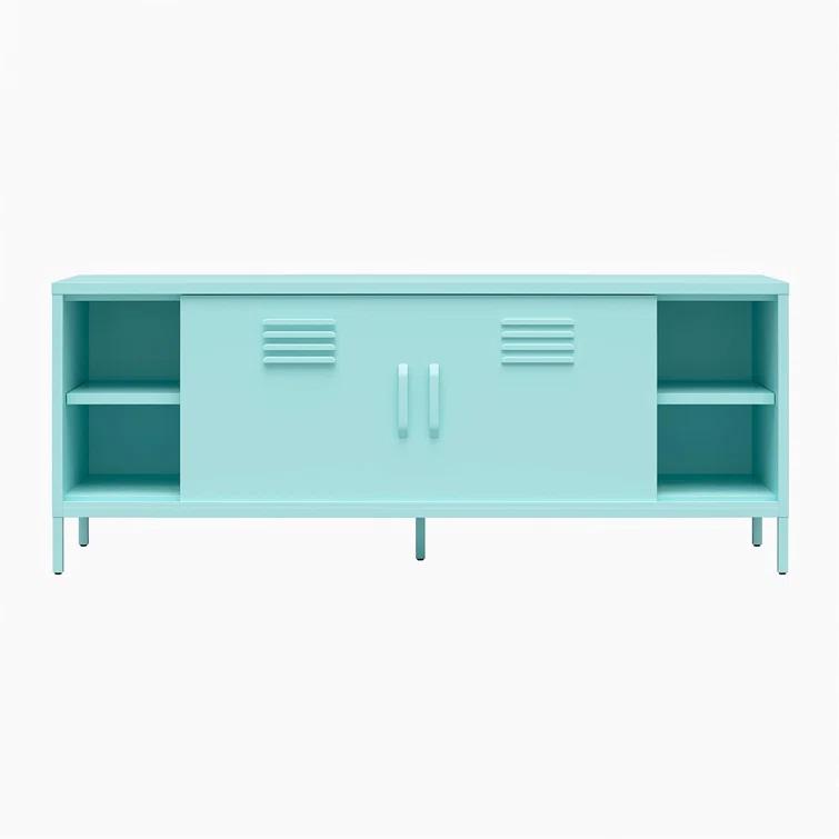 Novogratz Cache Metal Locker-Style TV Stand for TVs up to 65"