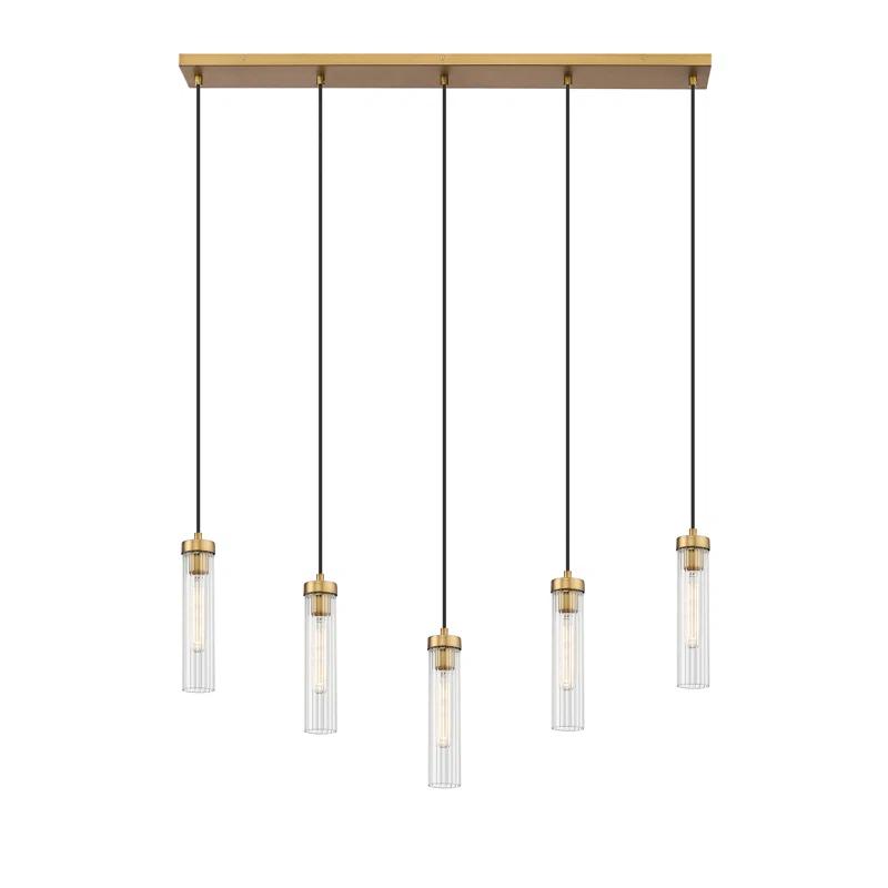 Z-Lite Beau 5 - Light Dimmable Square / Rectangle Chandelier