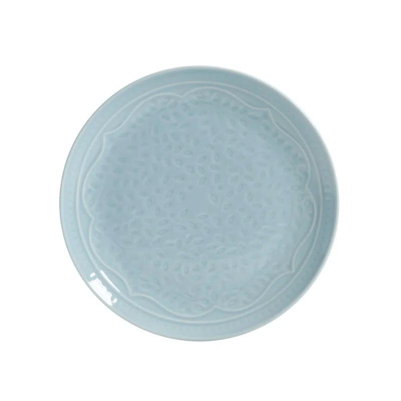 Gibson Elite Alemany 16-Piece Dinnerware Set - Aqua