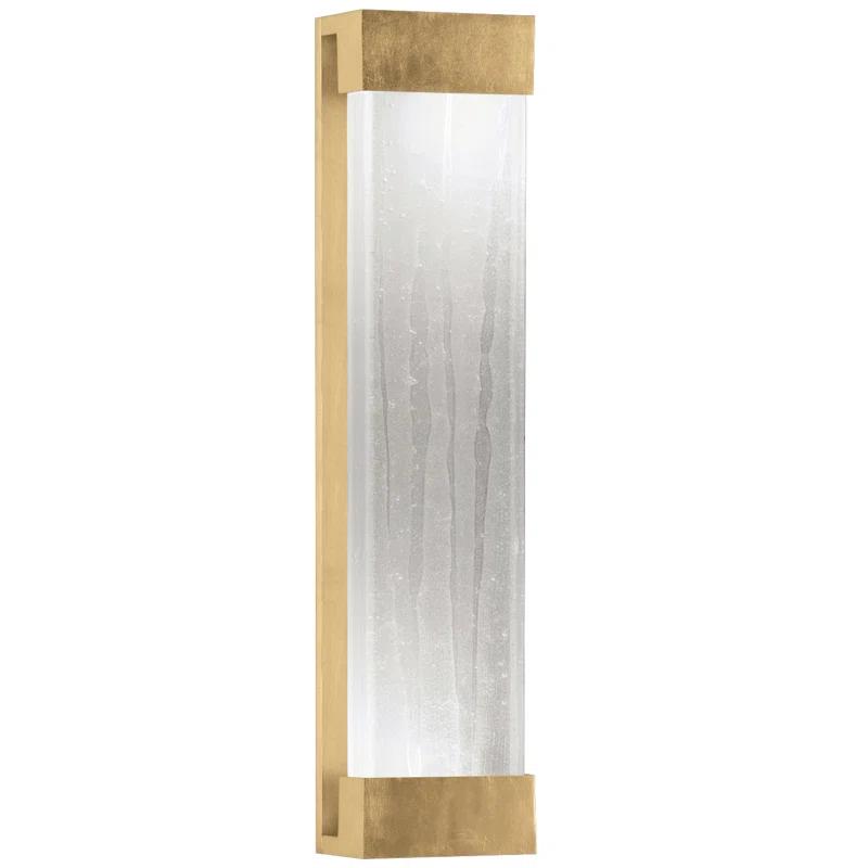 Fine Art Handcrafted Lighting Crystal Bakehouse 30" Sconce in , 30" H x 7" W x 4" D